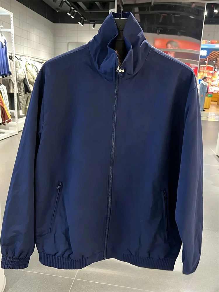 Women's new casual zipper collar thin coat