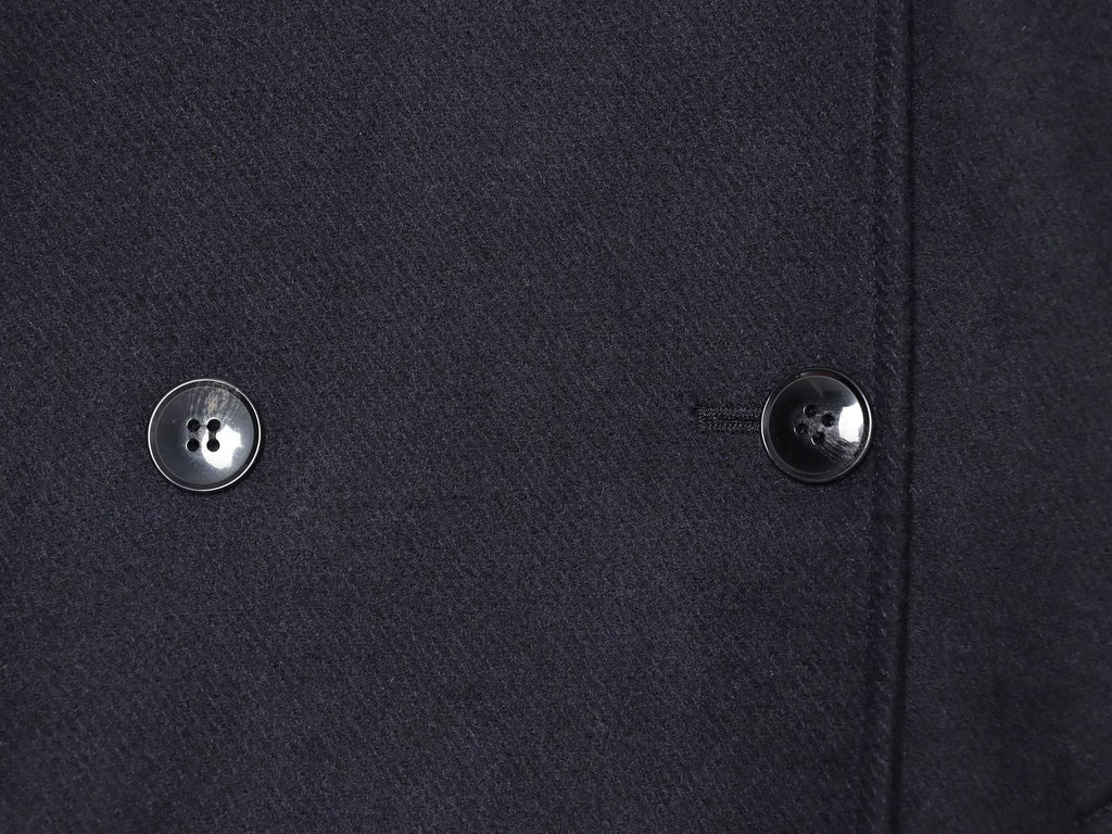 Women's thick double breasted chimney collar Coat