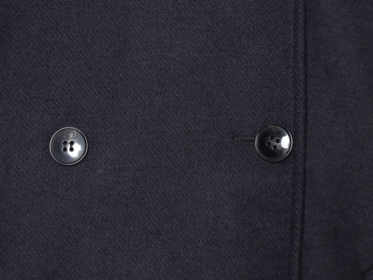 Women's thick double breasted chimney collar Coat