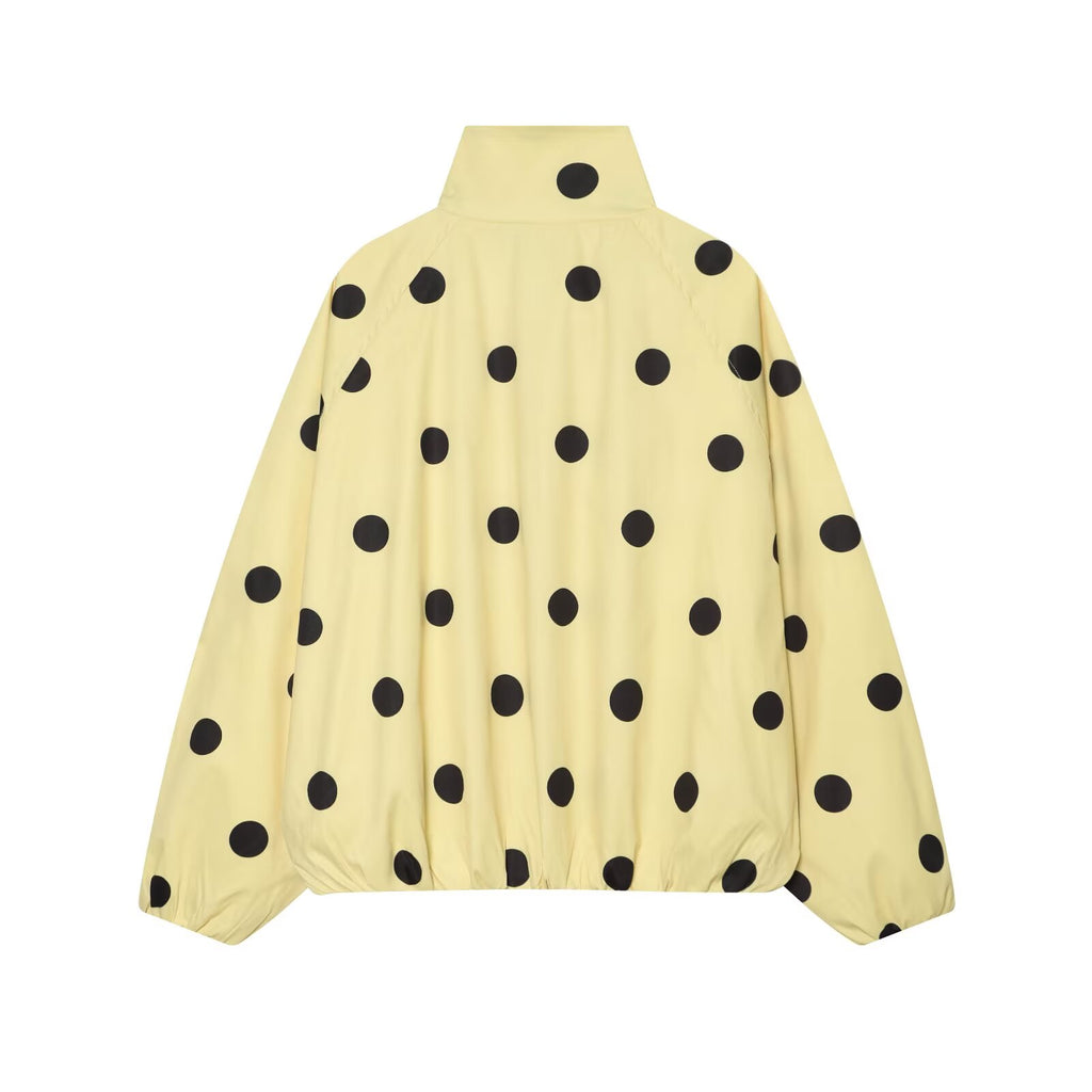 Women's polka dot pilot jacket Coat