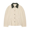 Women's contrasting collar Short skirt style hem jacket Coat