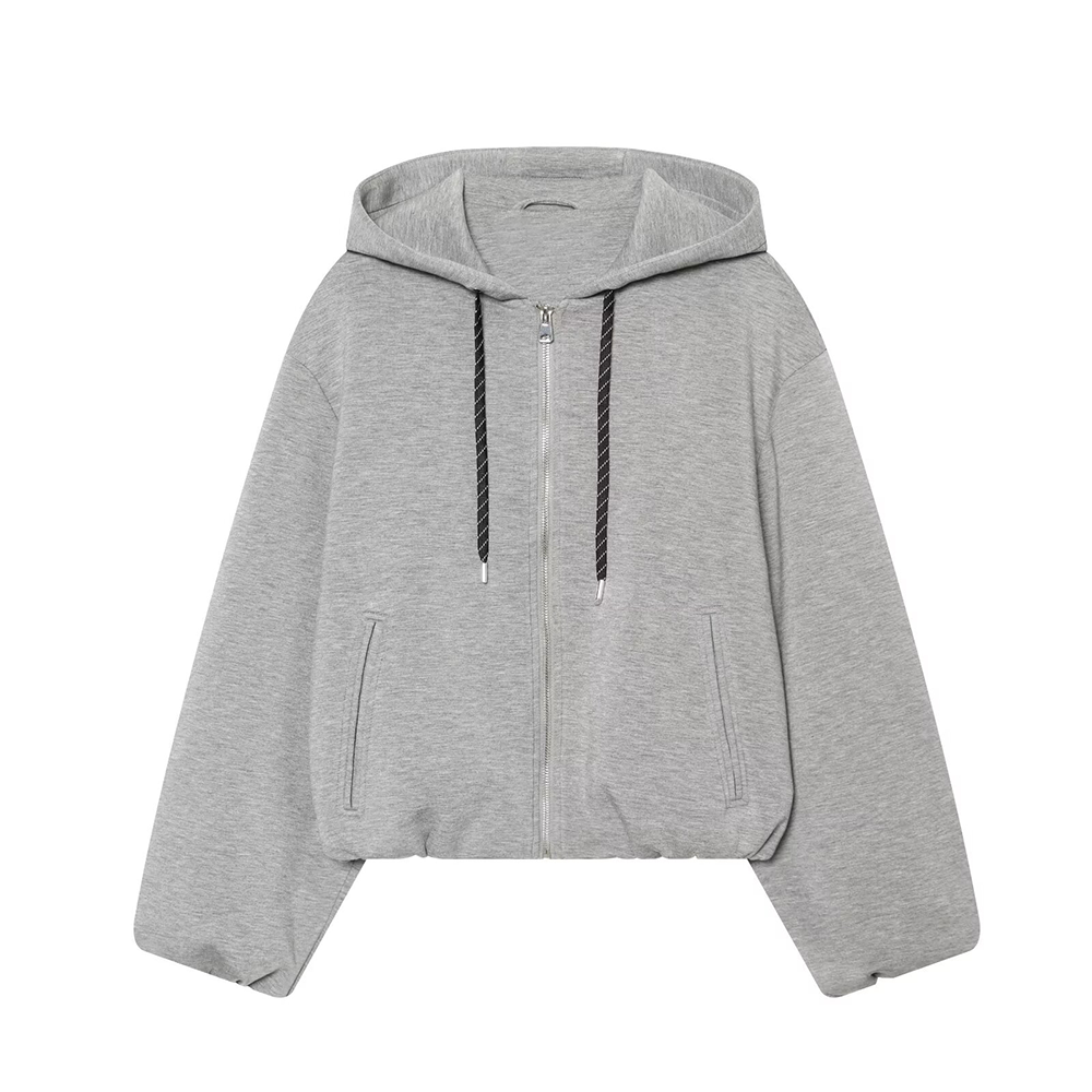 Women's casual hooded pilot jacket hoodie