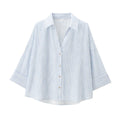 Women's 2026 Linen Blended Wide Sleeve Shirt