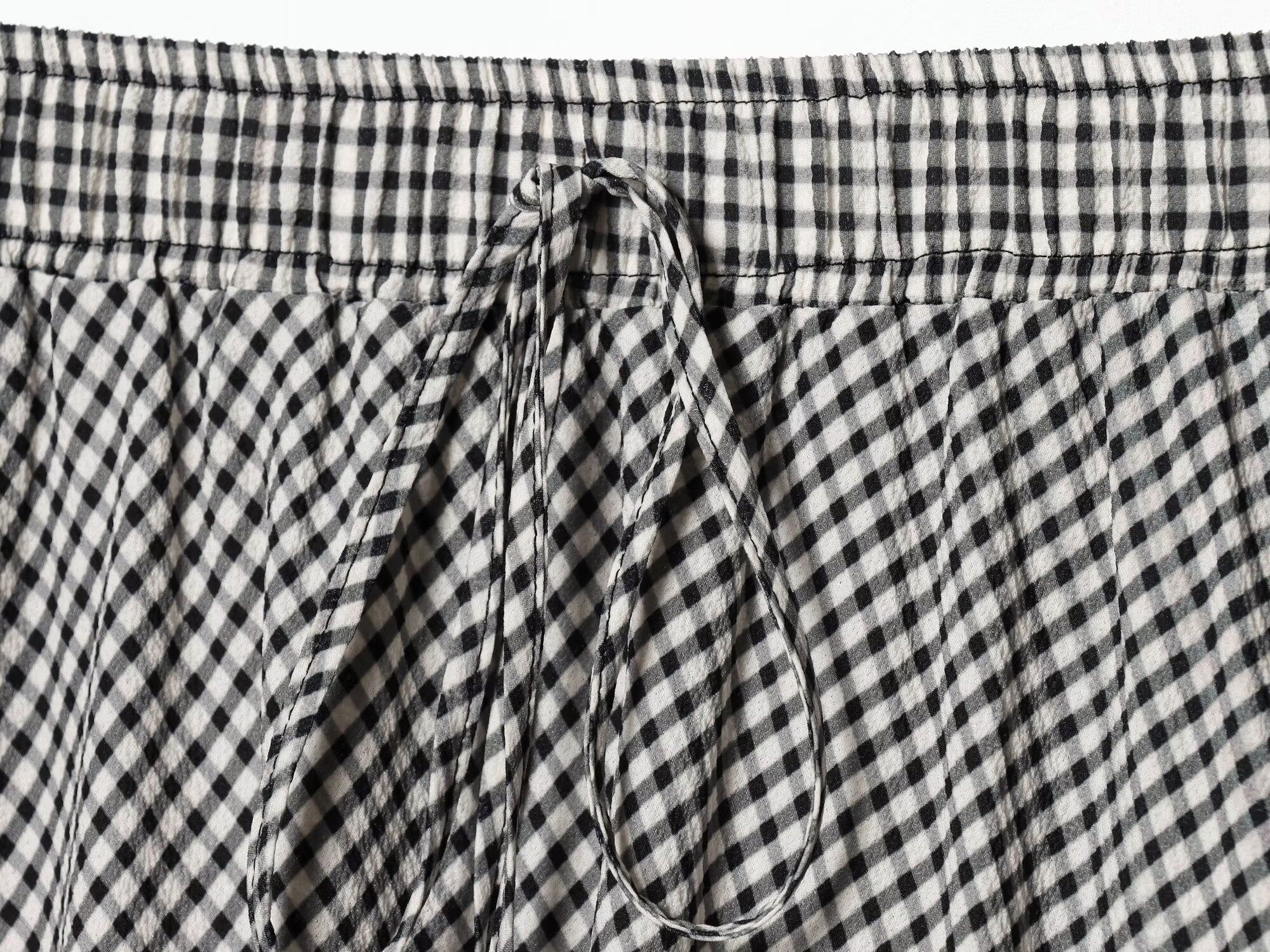 Women's casual plaid MIDI skirt