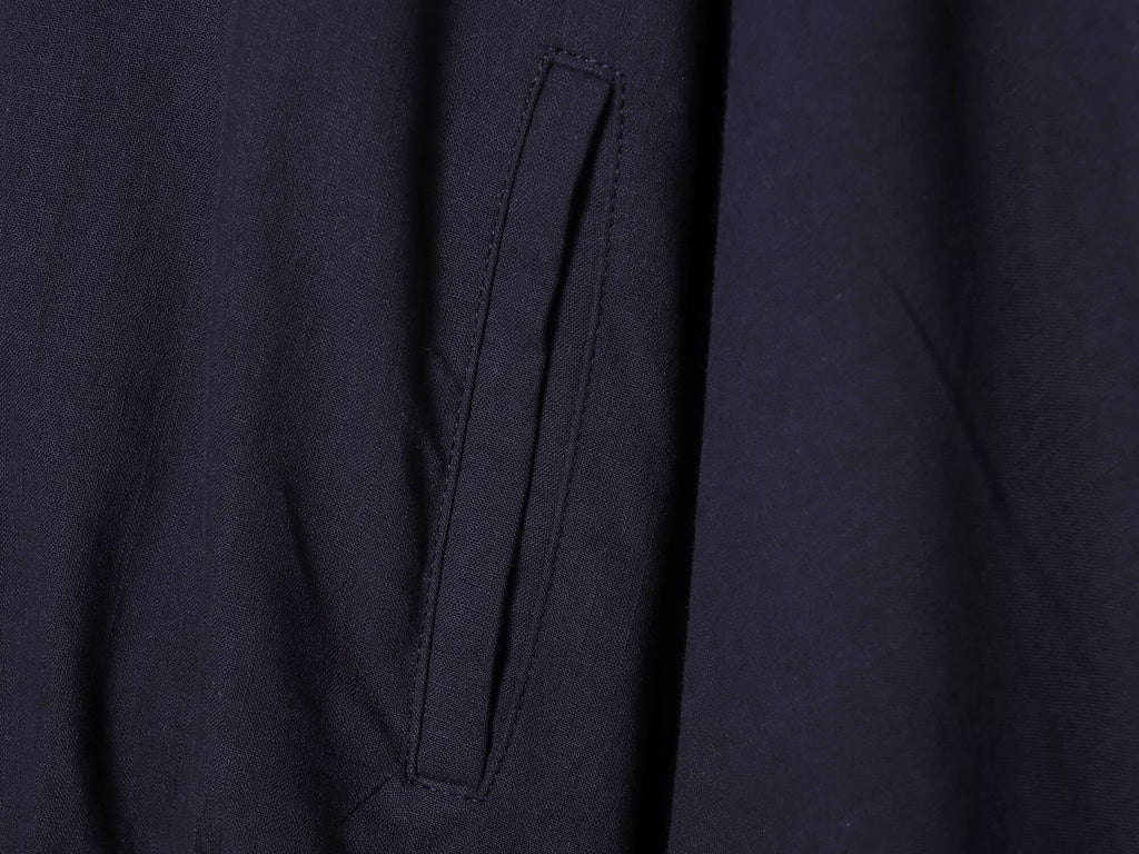 Women's loose linen blend pilot jacket