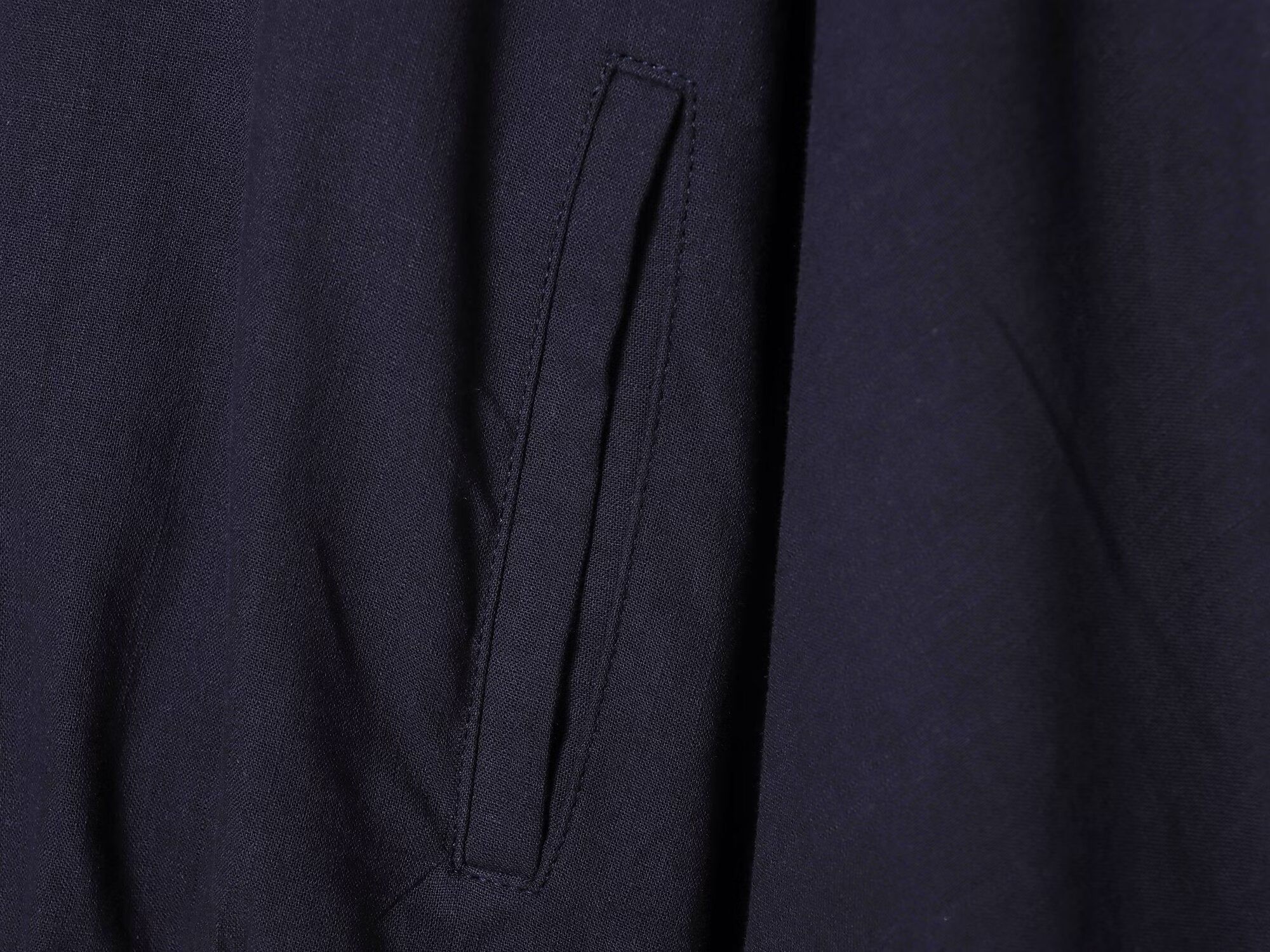 Women's loose linen blend pilot jacket