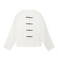 Women's New Chinese style Linen Blended Shirt