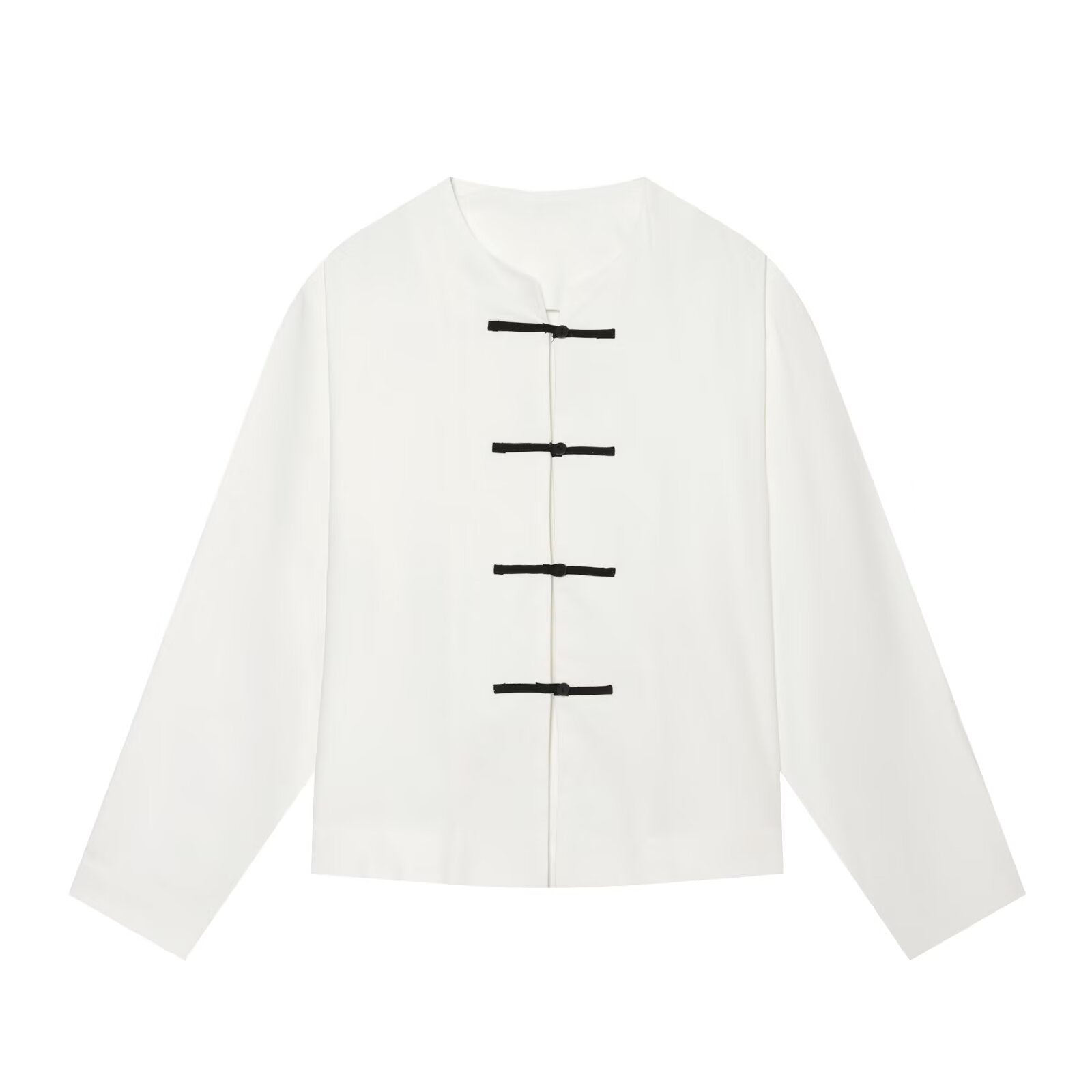 Women's New Chinese style Linen Blended Shirt