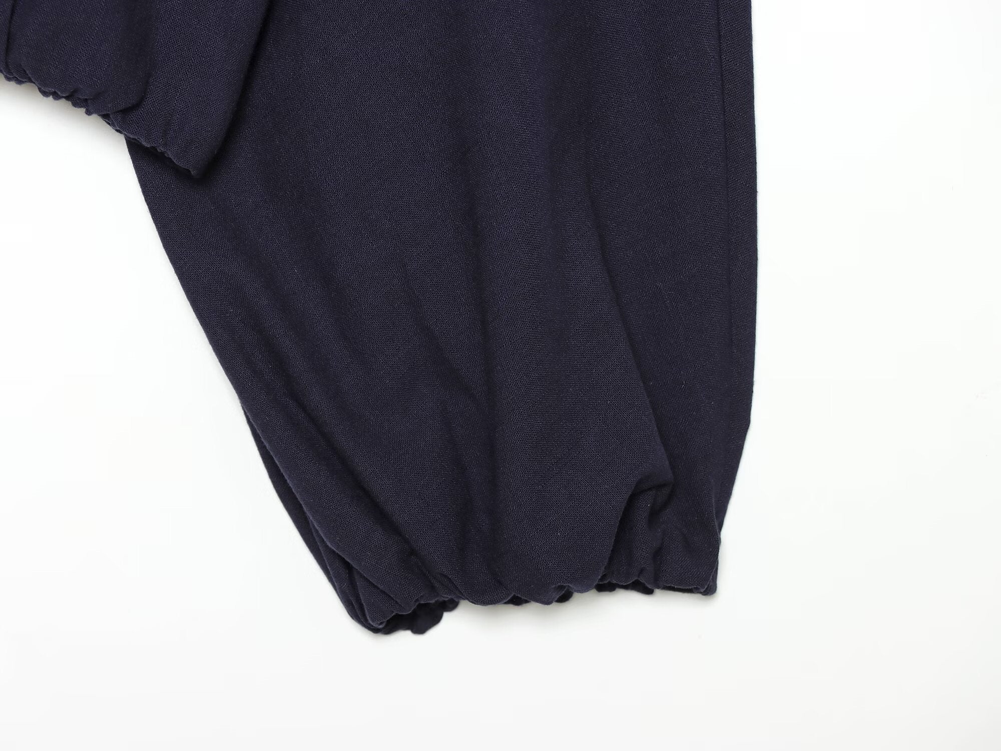 Women's loose linen blend pilot jacket