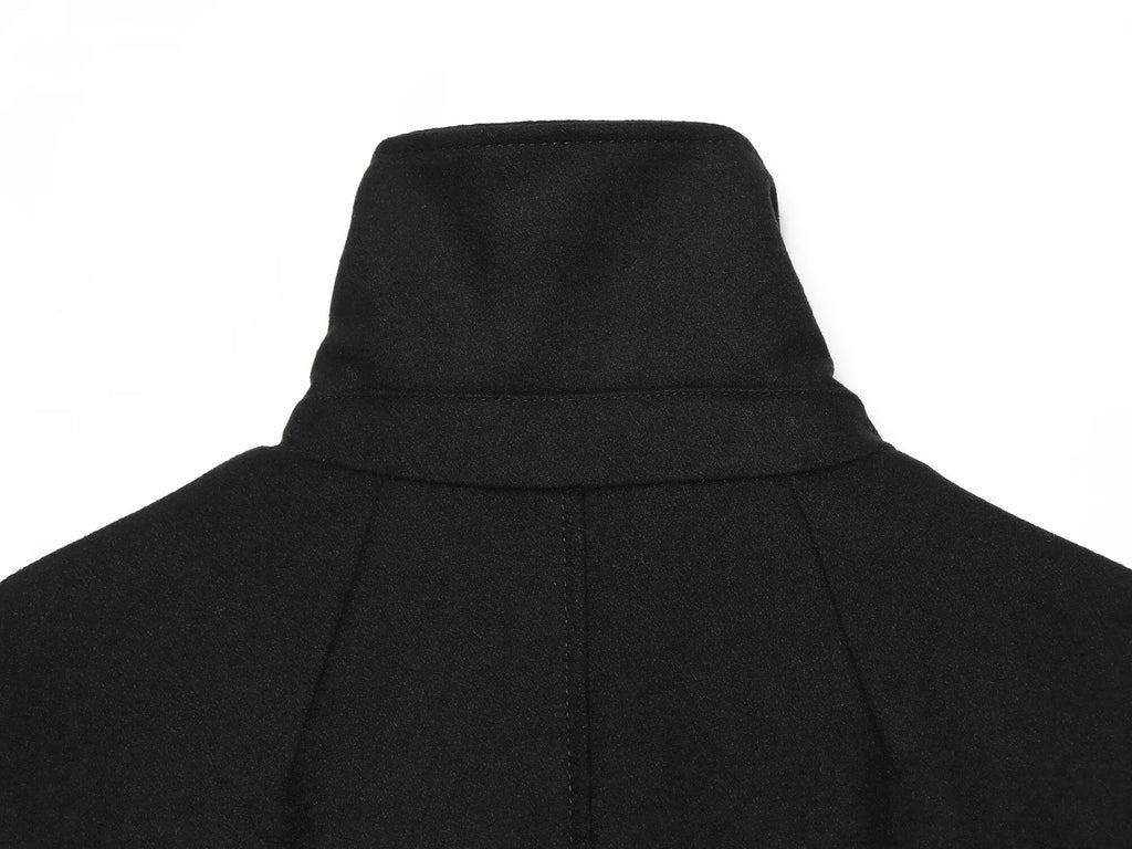Women's thick wool blend short Coat