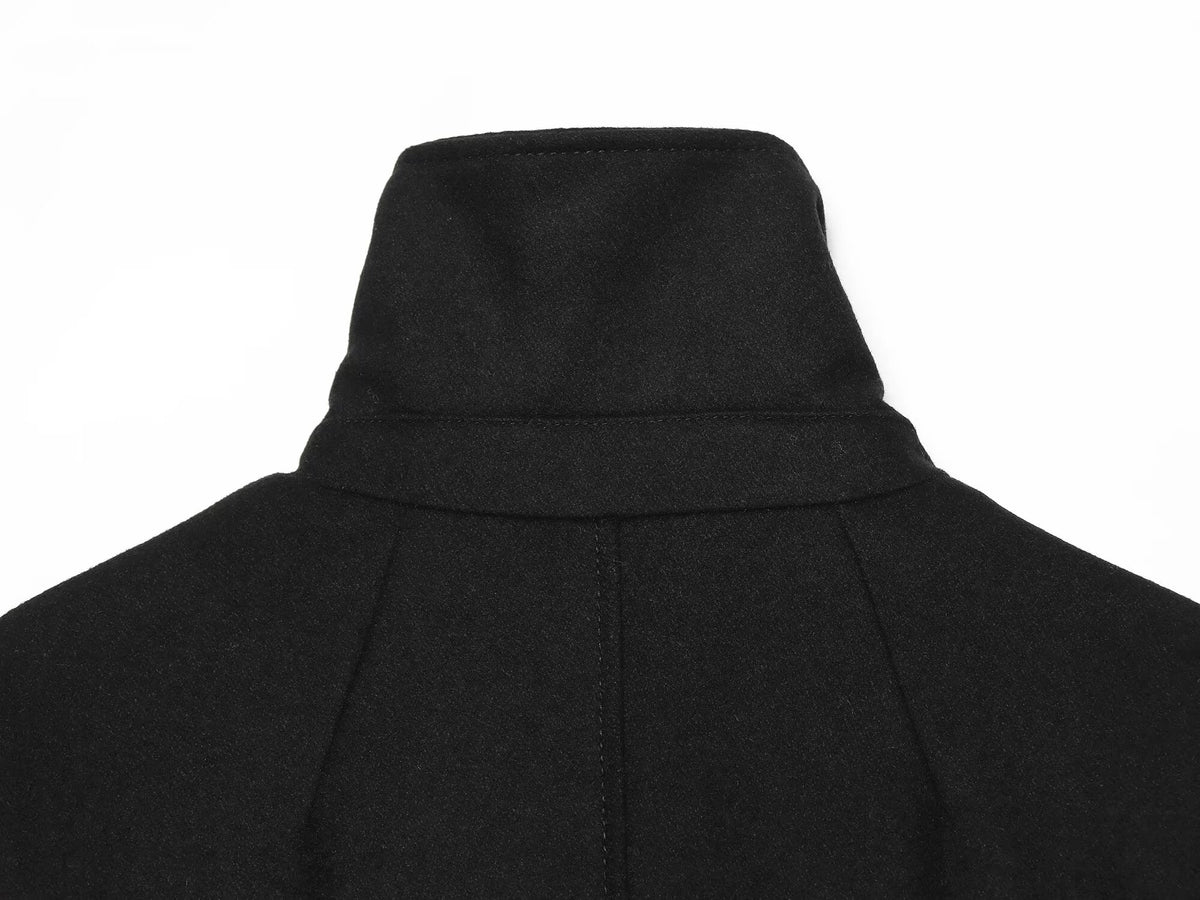 Women's thick wool blend short Coat