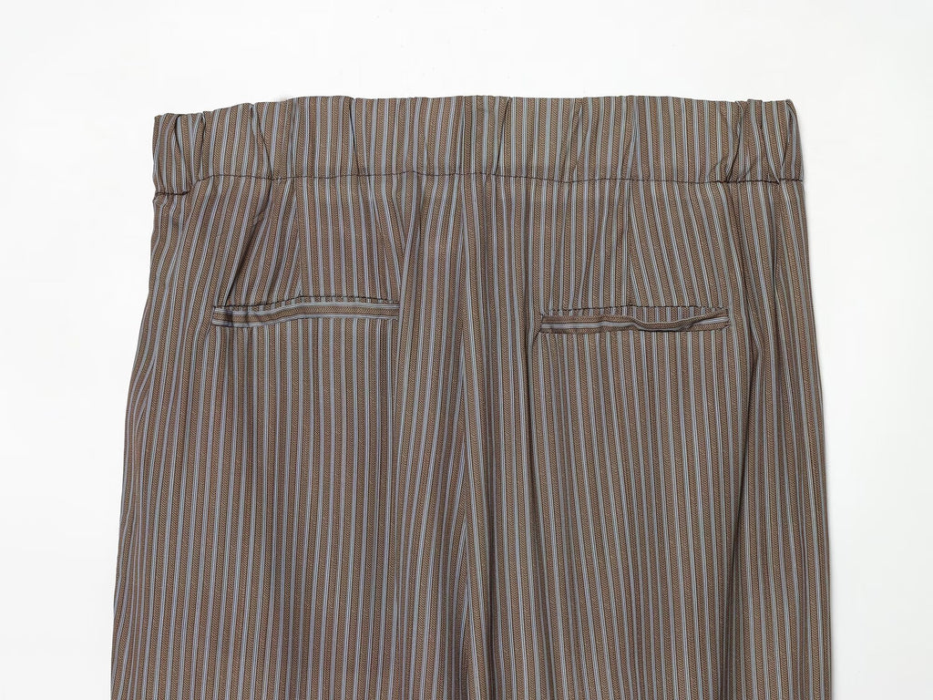 Women's bow decoration linen blended lantern pants