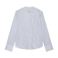 Women's with shoulder pads casual plaid shirt
