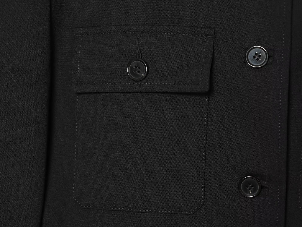 Women's With Belt round neck buckle jacket