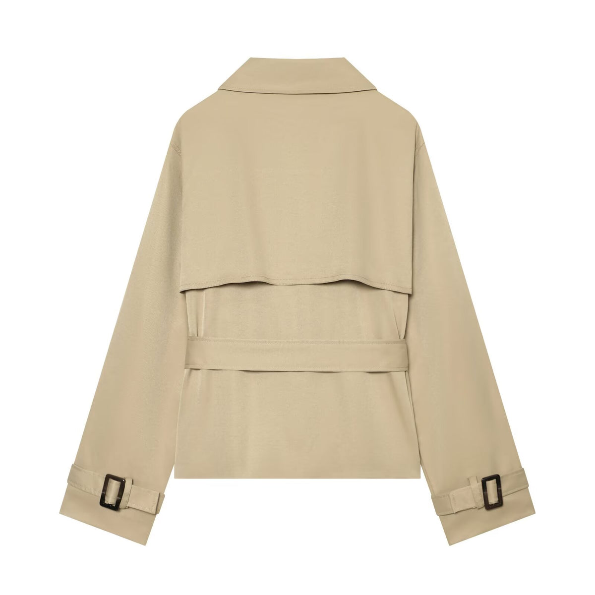 Women's with belt trench coat style jacket Coat