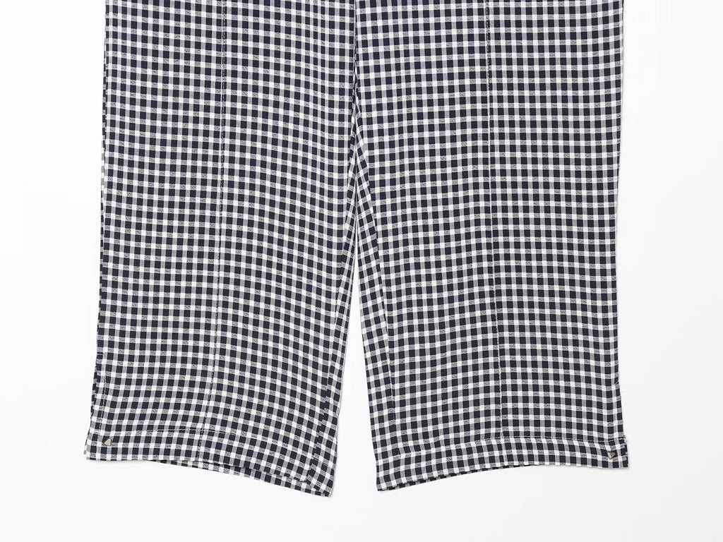suit Women's 2 pieces short V-neck plaid Blazer Coat +Pants