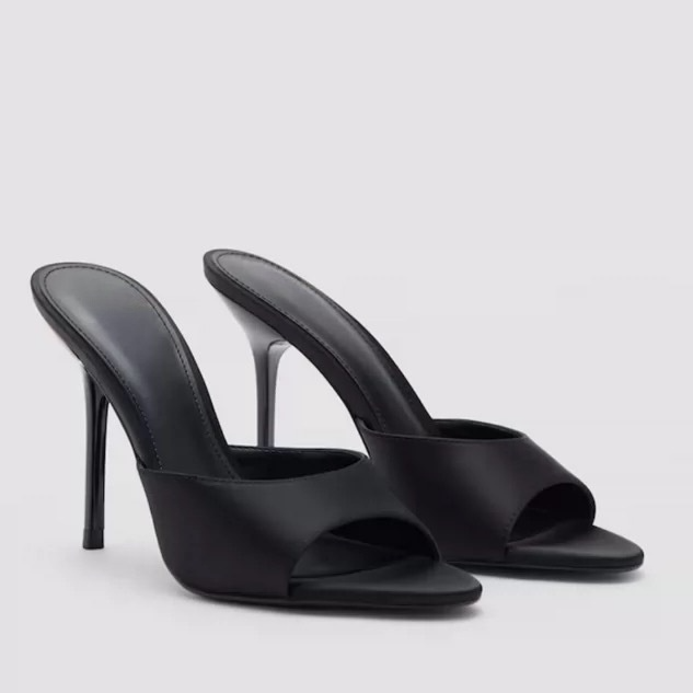 Women's new high-heeled stilettos with open toes and sandals.