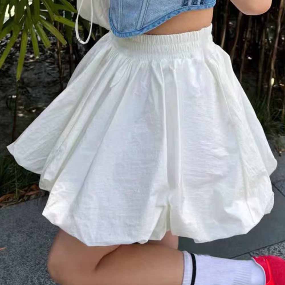 2026 women's new fashion casual flower bud skirt safety culottes