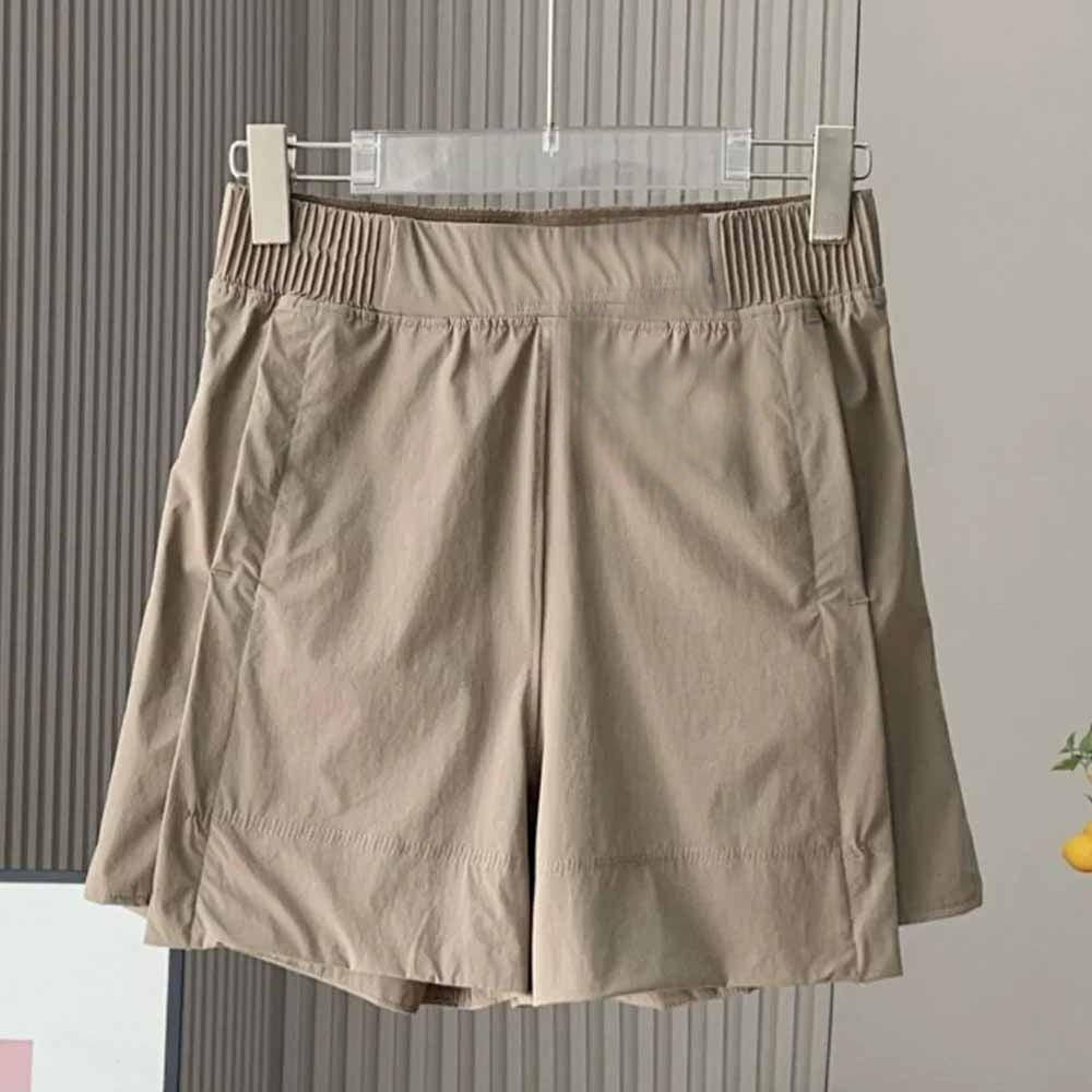 LU women's new loose breathable yoga shorts
