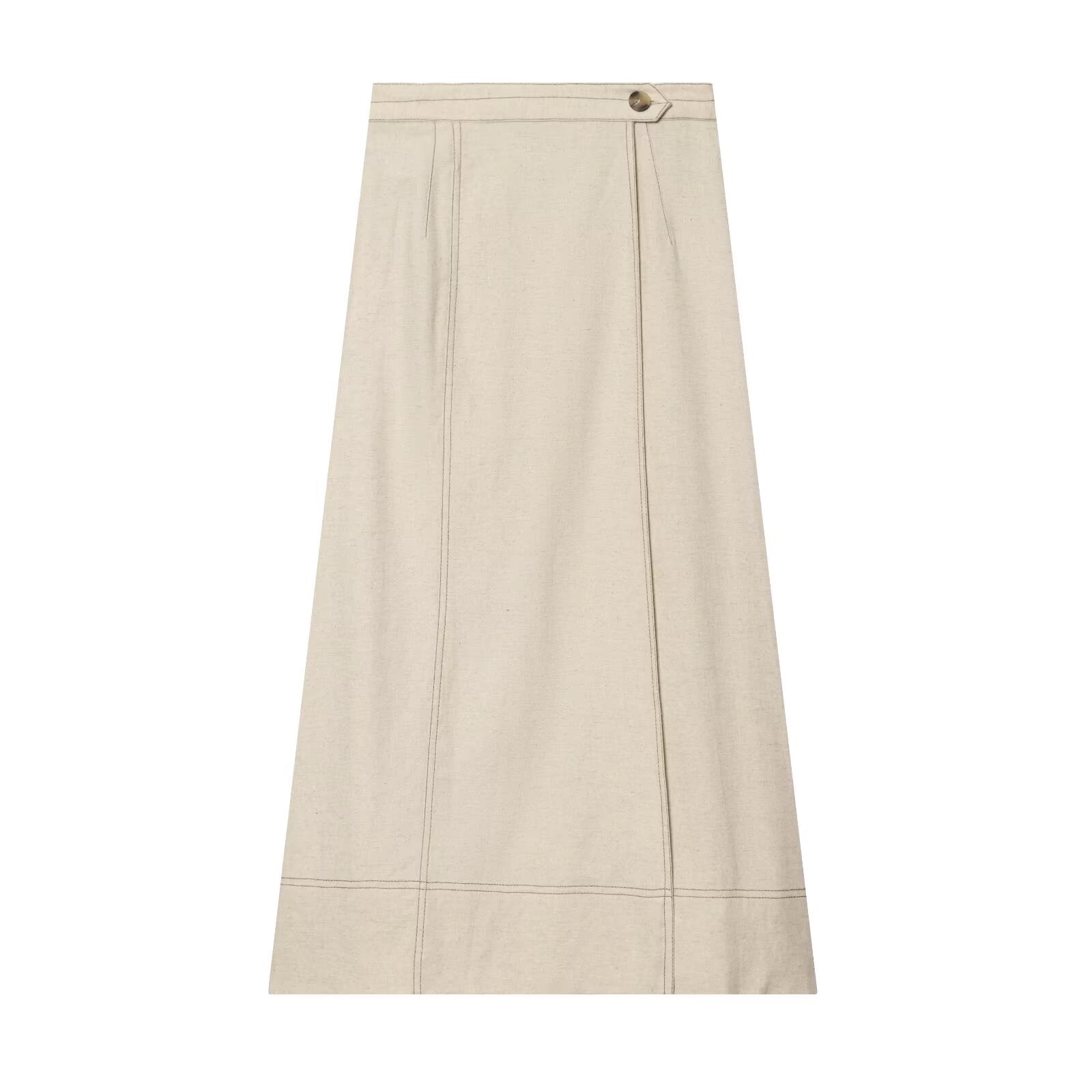 suit Women's 2 pieces Short Line Blended sleeveless Top+skirt
