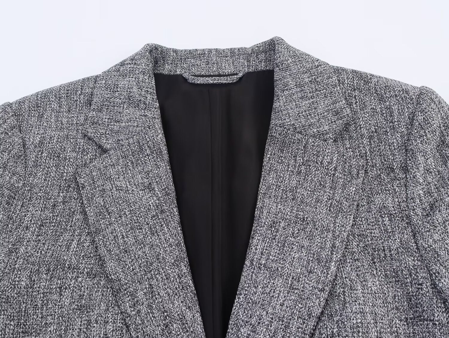 Women's new fashion pleated sleeve casual Button-up suit jacket