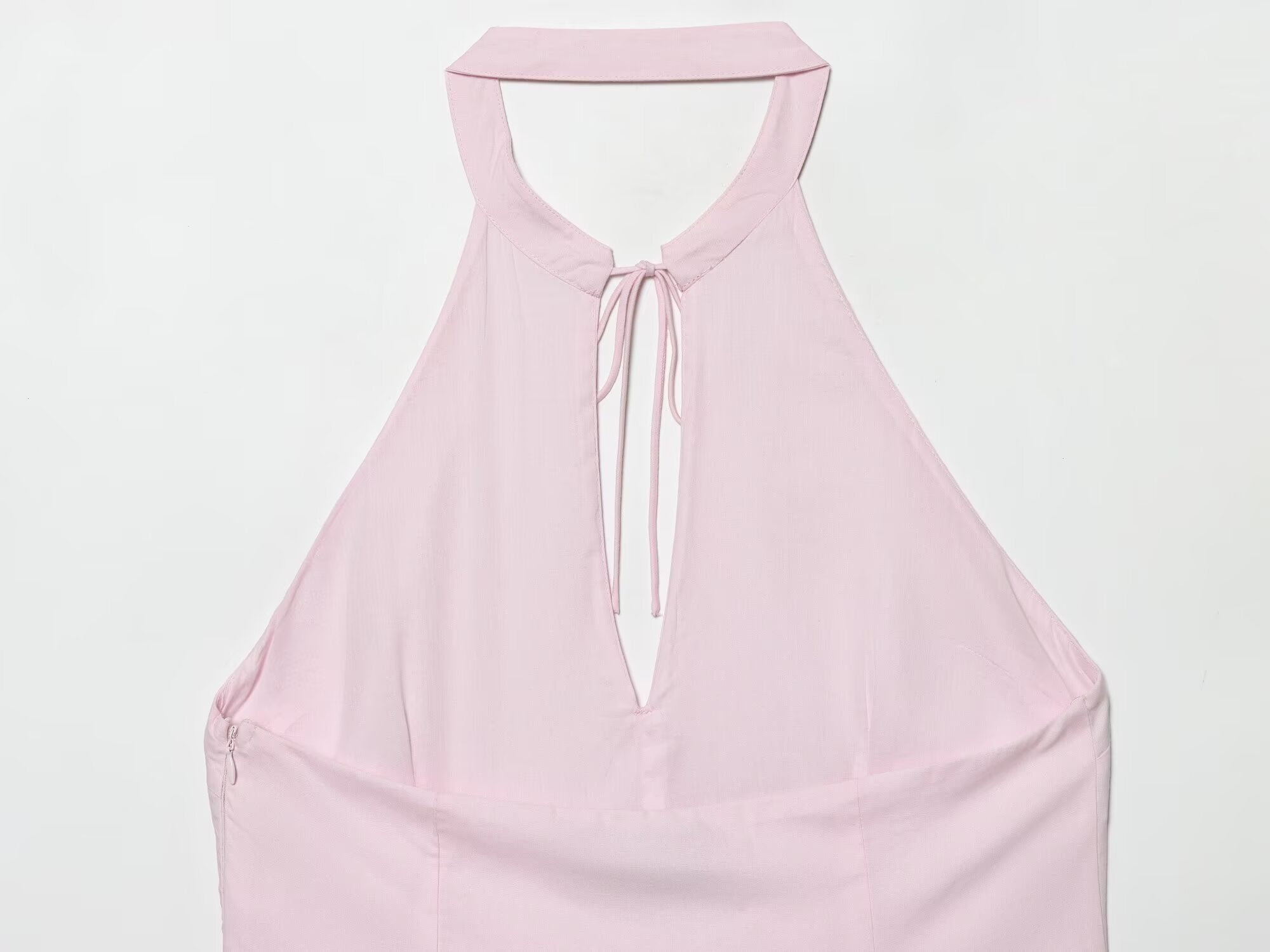 2026 Women's balloon style halter neck dress