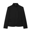 Women's casual high neck Blazer Coat