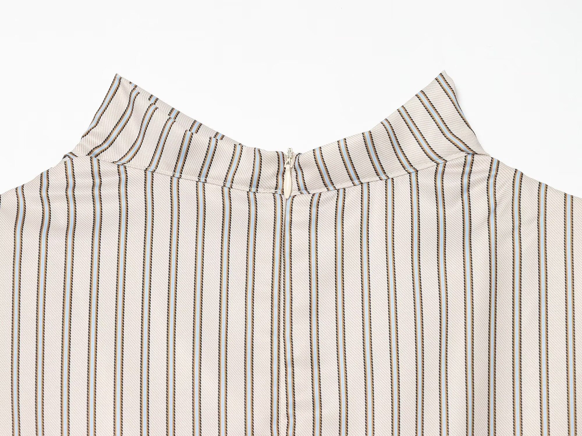 Women's striped lace mini dress