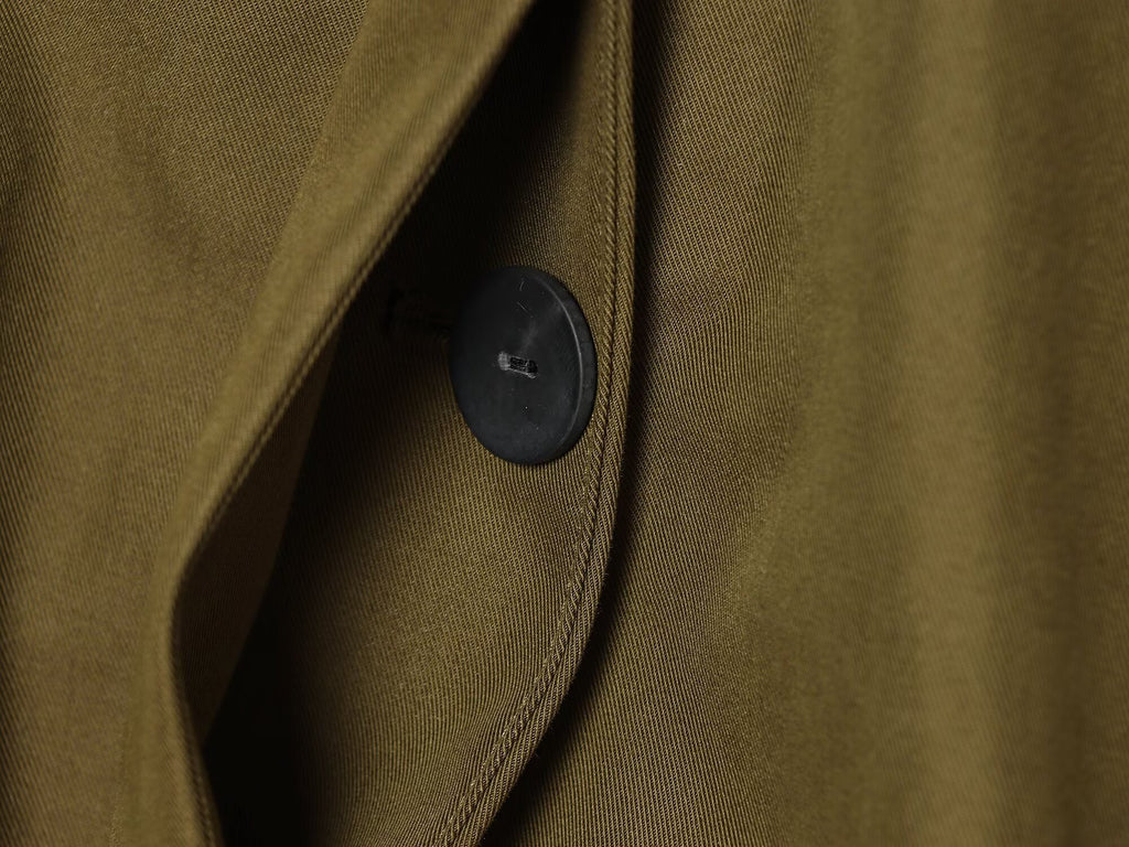 Women's with drawstring loose parka Coat