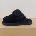 Women's new padded warm slippers with one pedal