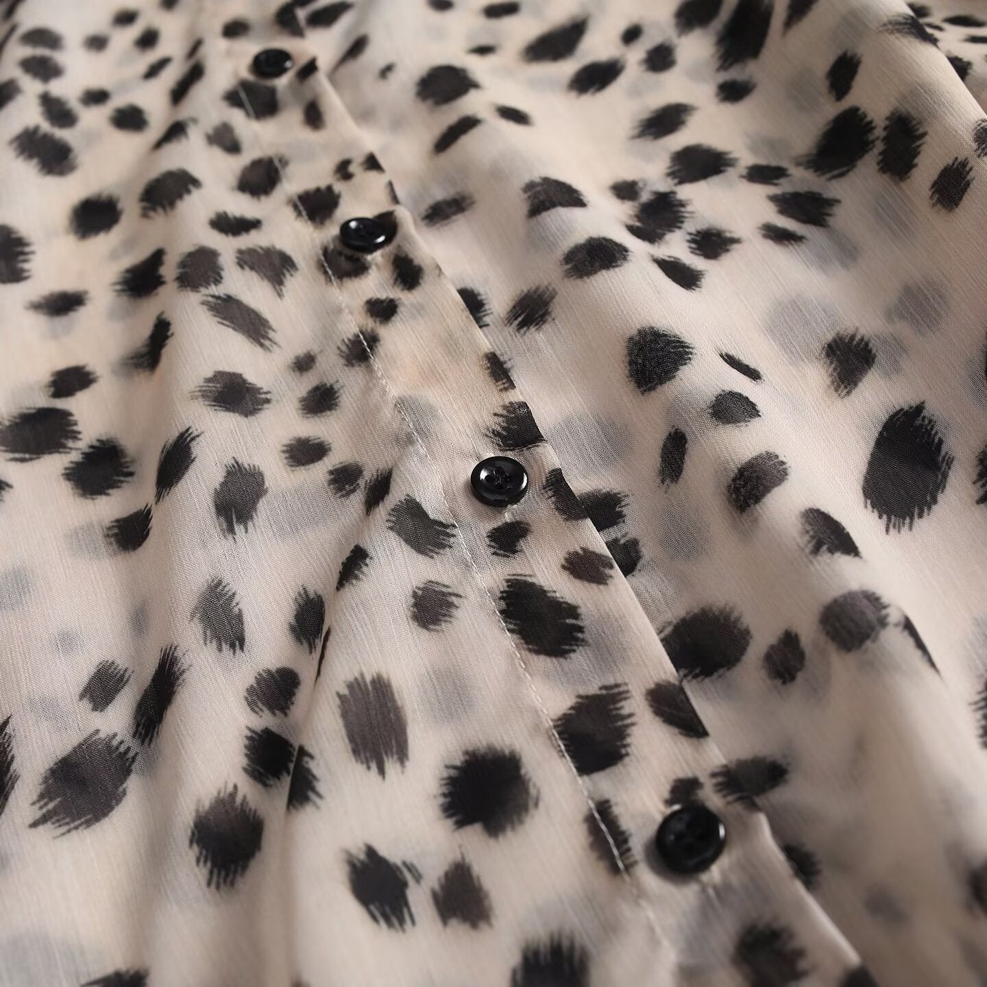 Women's vacation style animal print striped shirt