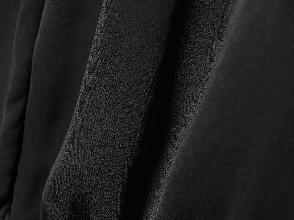 Women's pleated satin textured shirt