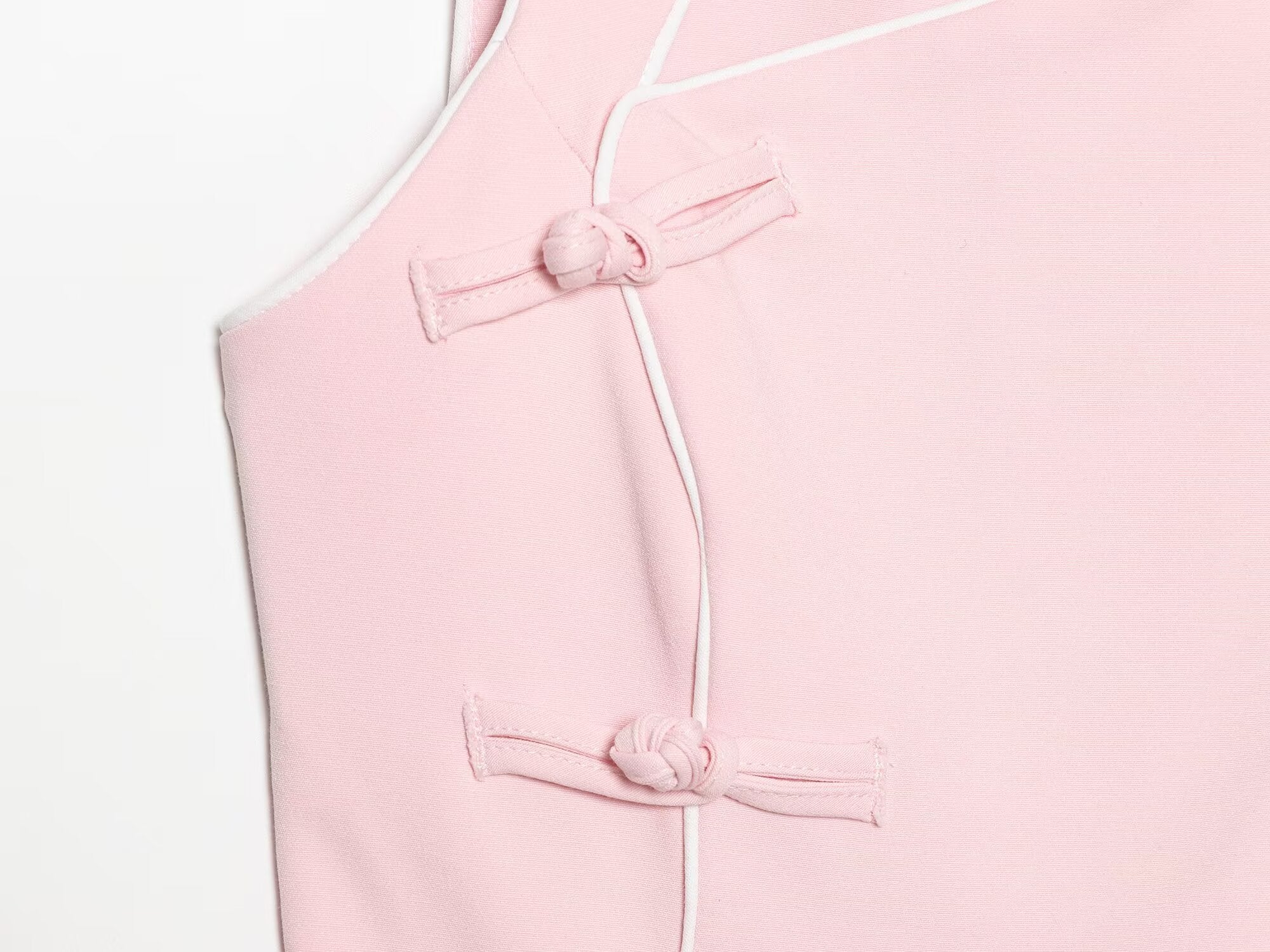 Women's rope knot buckle decoration mini dress