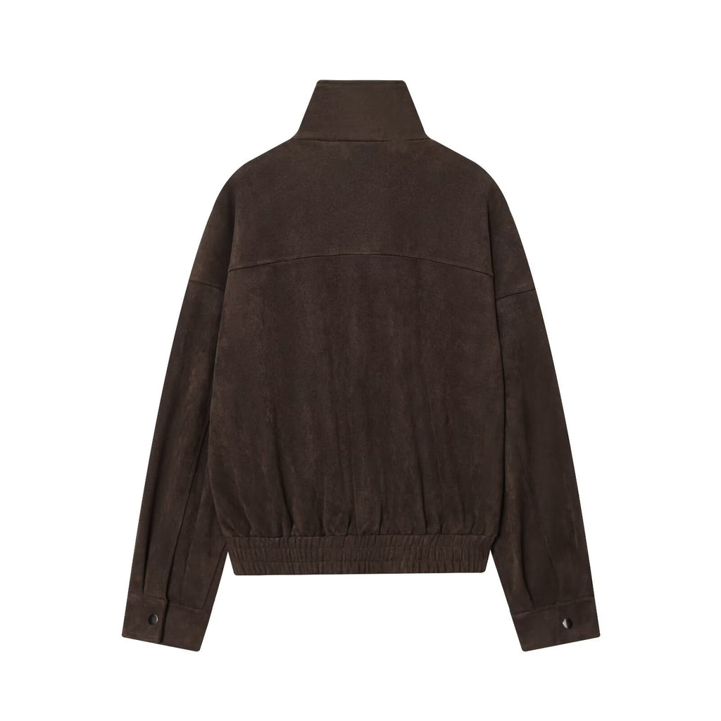 Women's Anti suede effect casual pilot jacket Coat