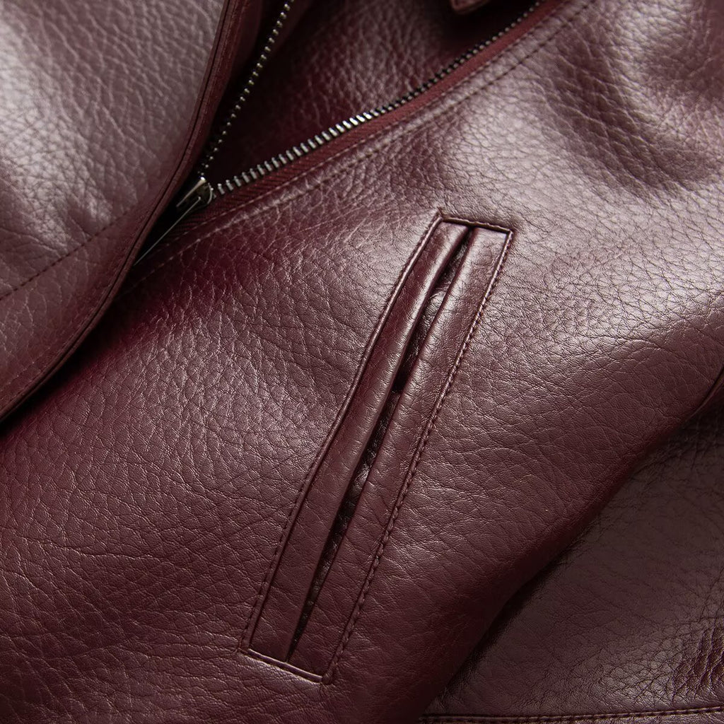 Women's with Belt faux leather windbreaker Coat