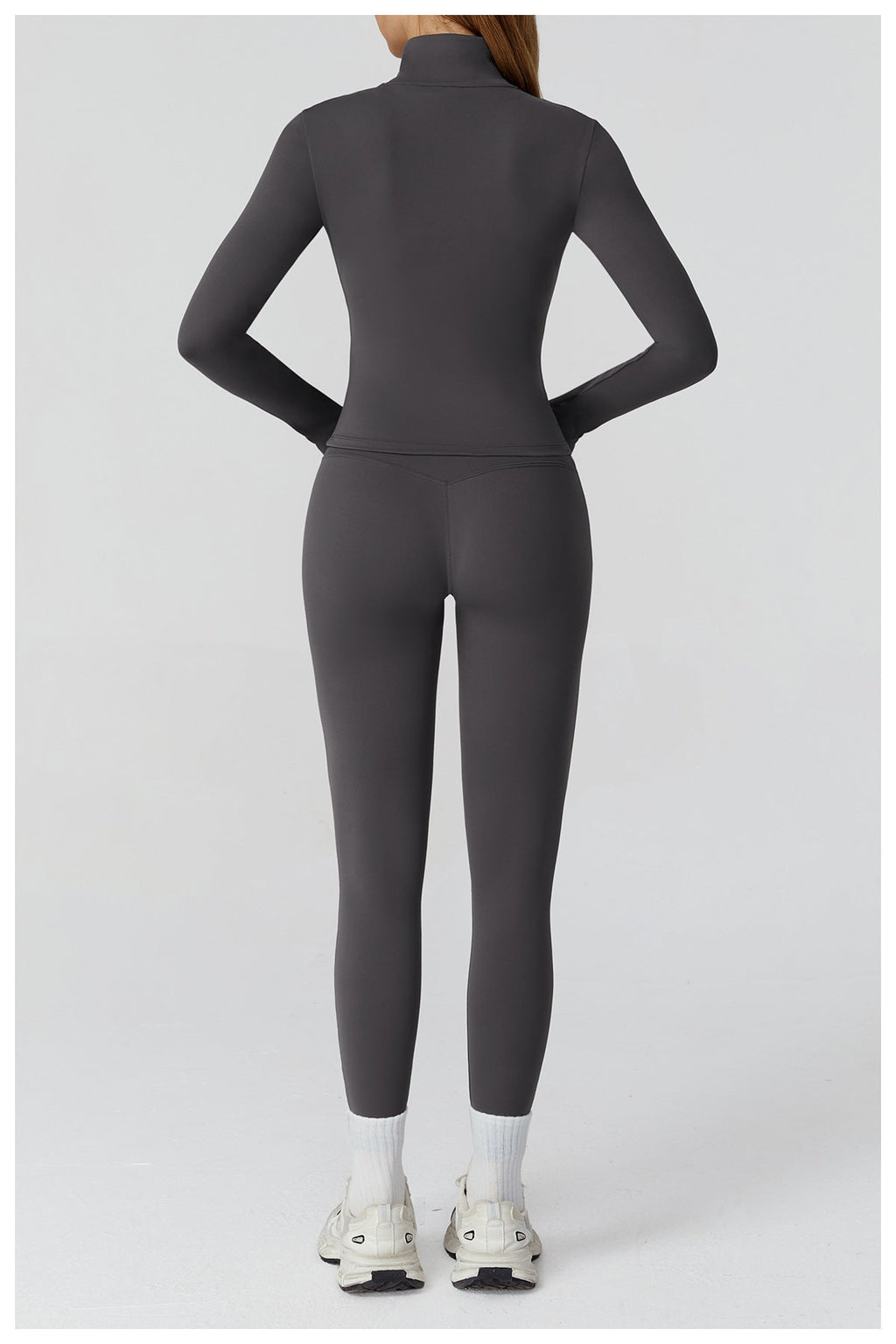 LU 2026 women's new contrast sanding zipper windproof yoga jacket