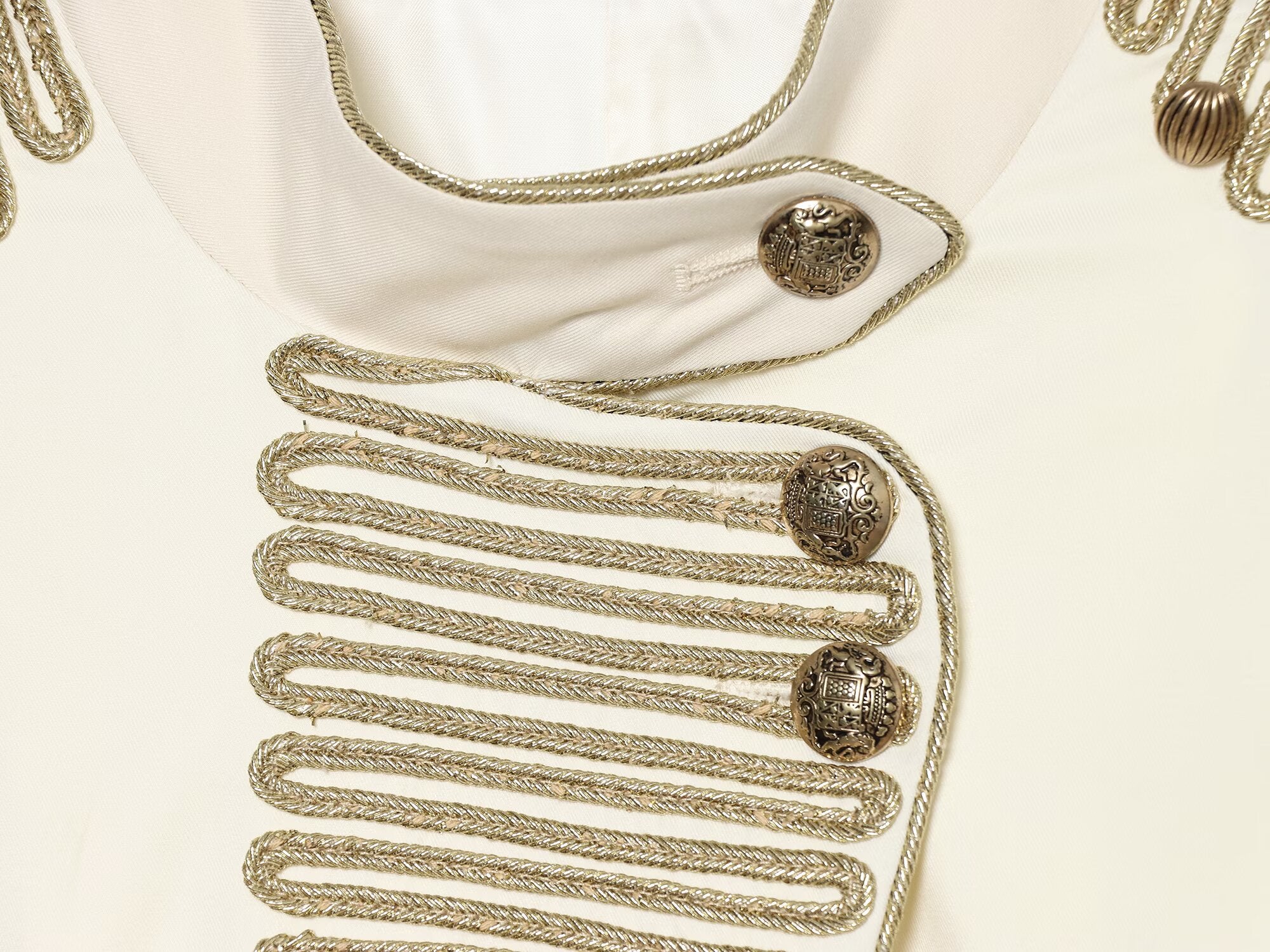 Women's rope knot buckle decorative short Coat