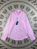 Men and Women with The Same New Fashion Casual Joker Linen Long Sleeve Shirt