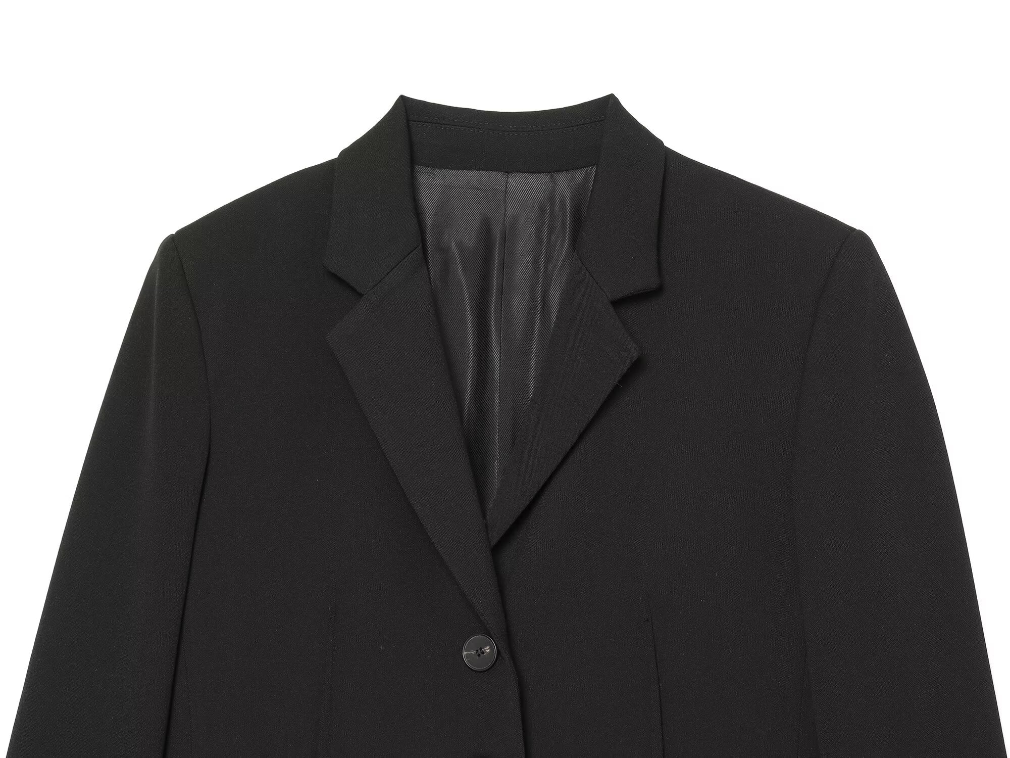 suit Women's 2 pieces short single breasted Blazer Coat+split flared pants
