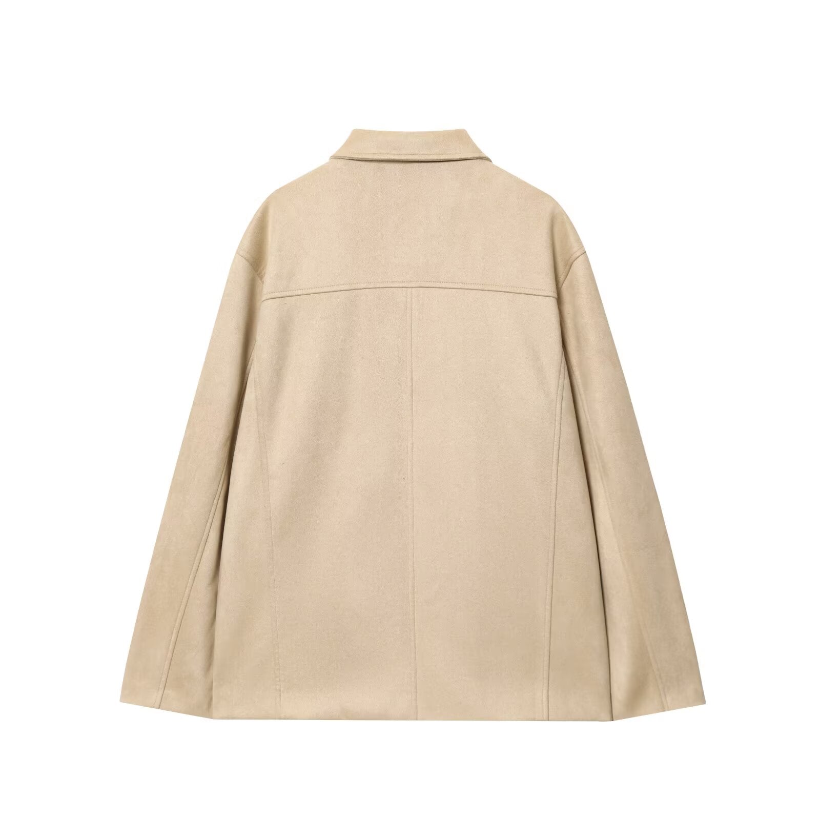 Women's loose Anti suede effect jacket Coat