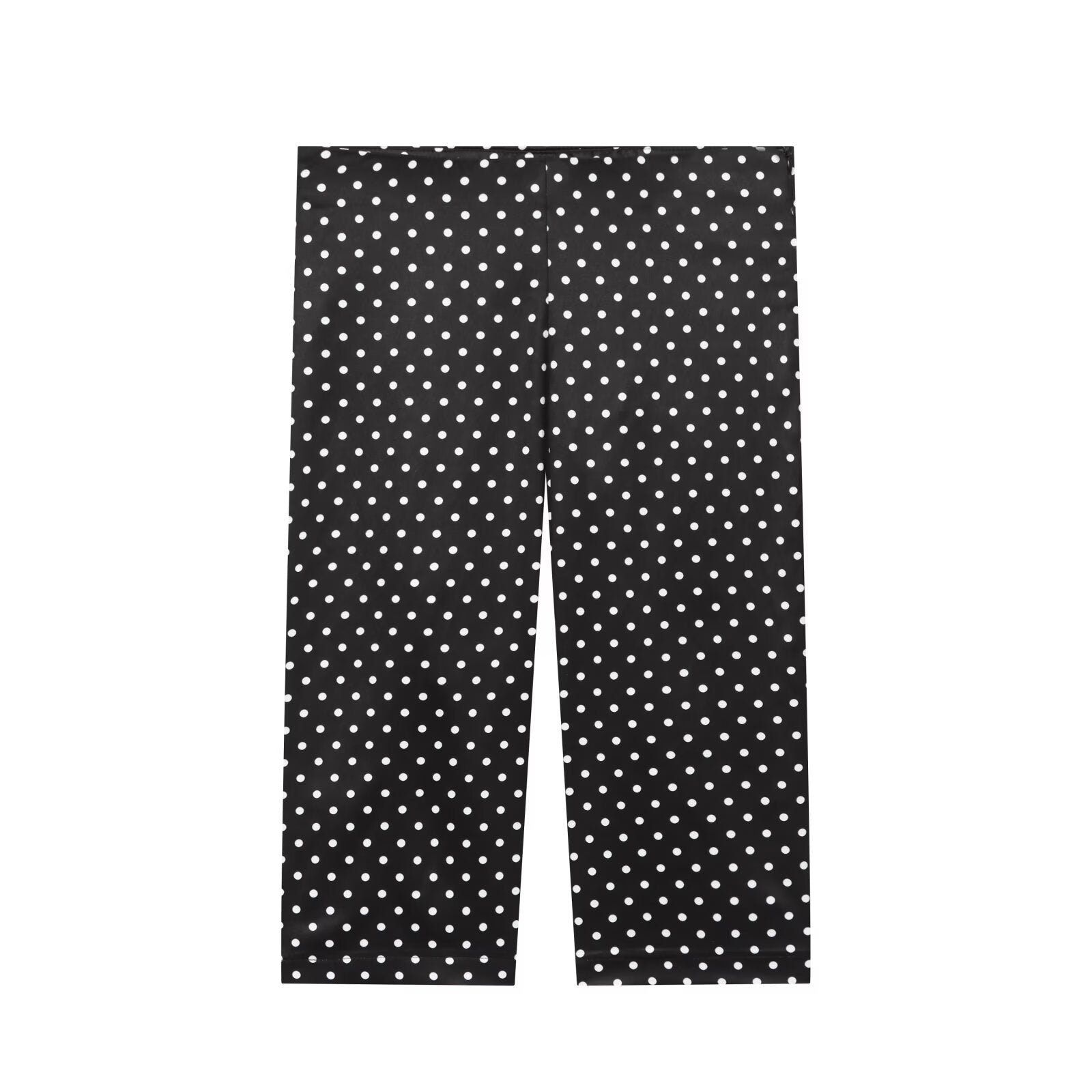 Women's slim casual polka dot cropped pants