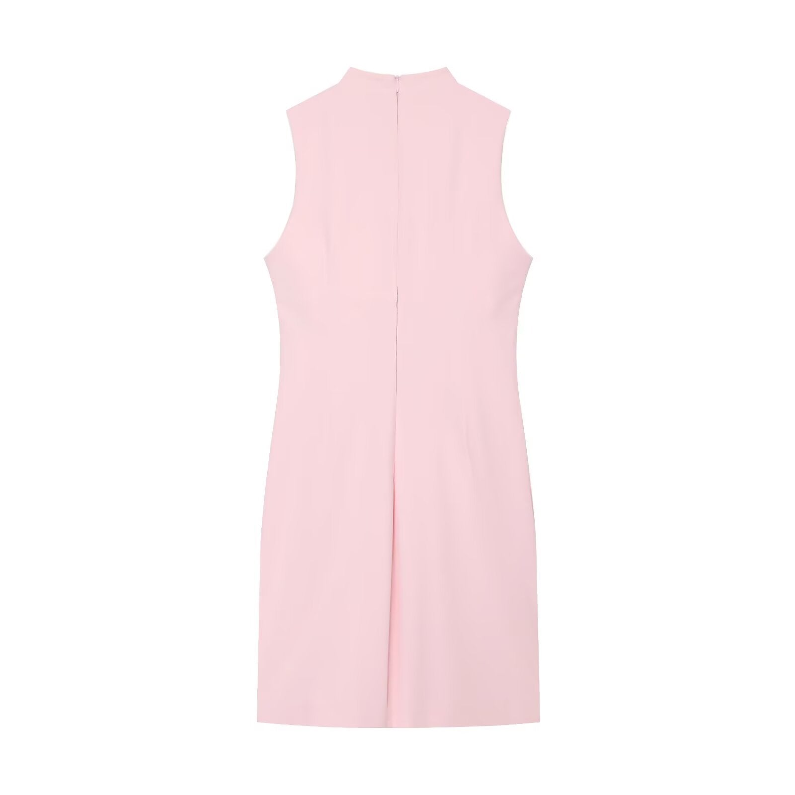 Women's rope knot buckle decoration mini dress