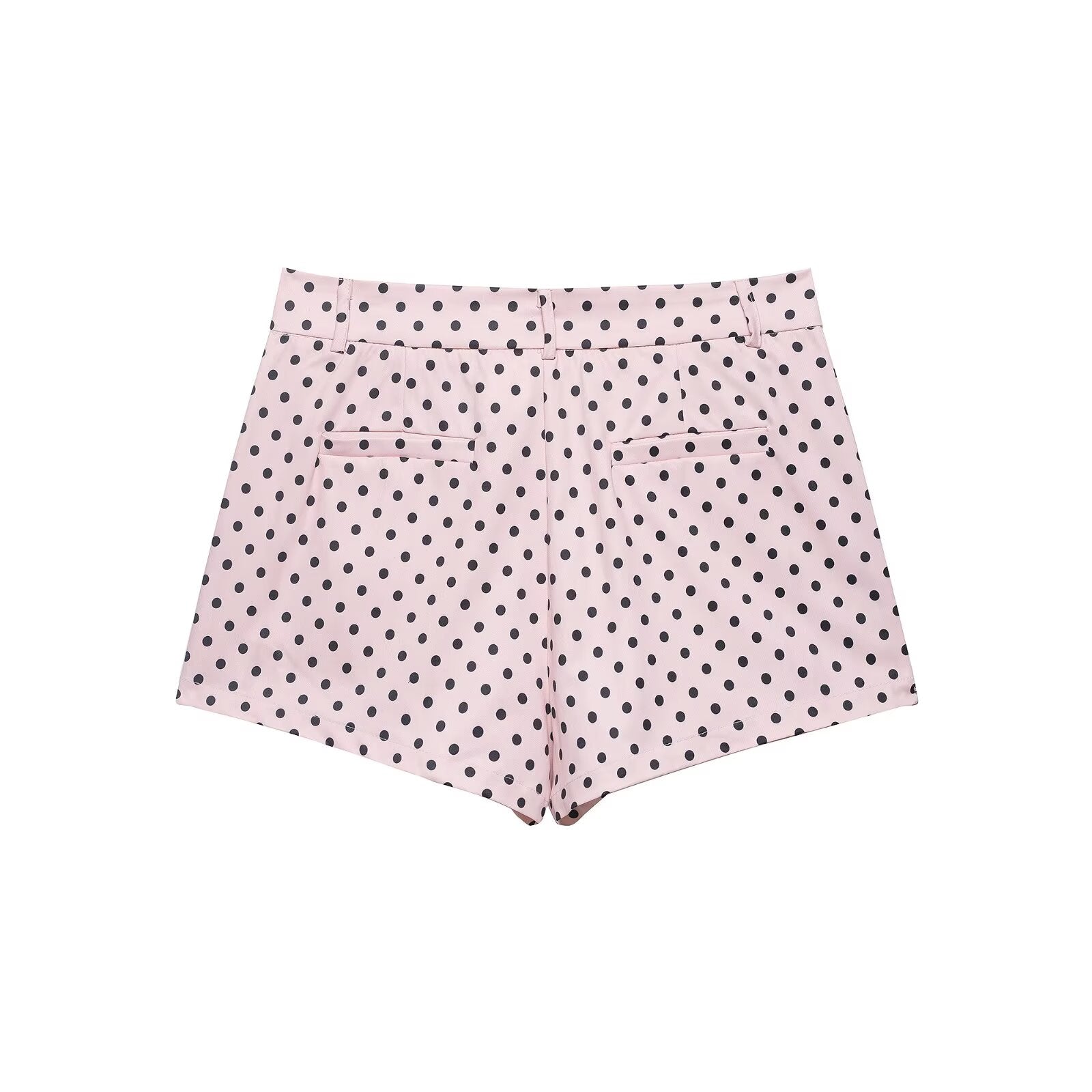 suit Women's 2 pieces polka dot chiffon Coat+shorts