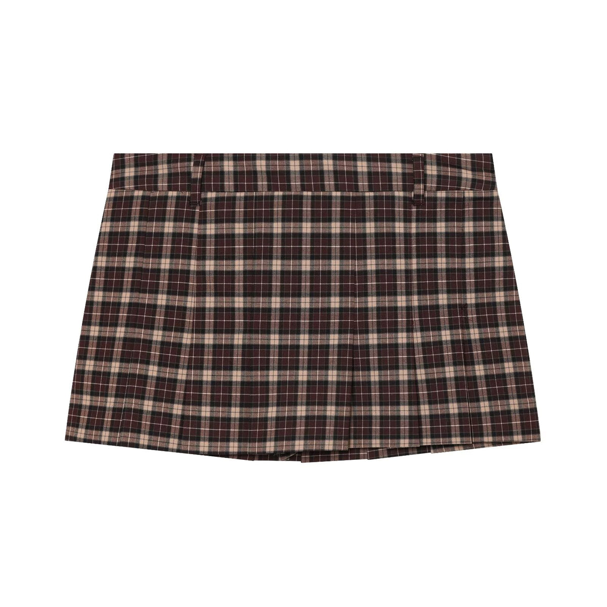 suit Women's 2 pieces casual short plaid Coat+culottes