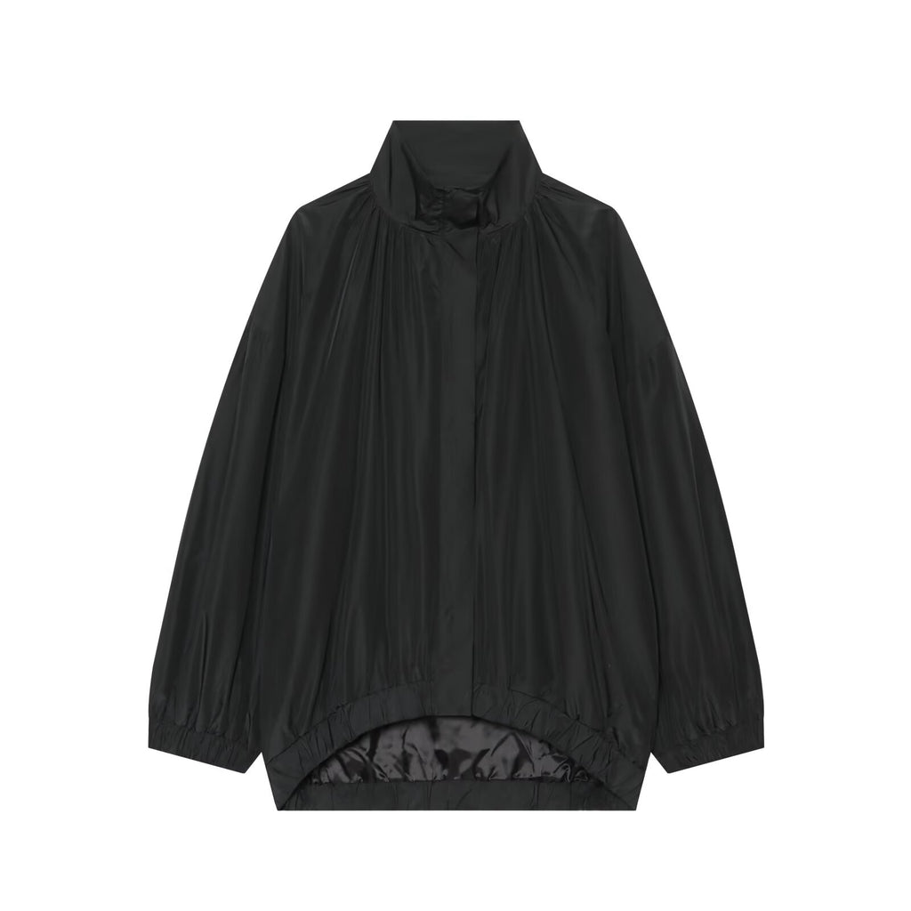 Women's loose stand collar oversized jacket