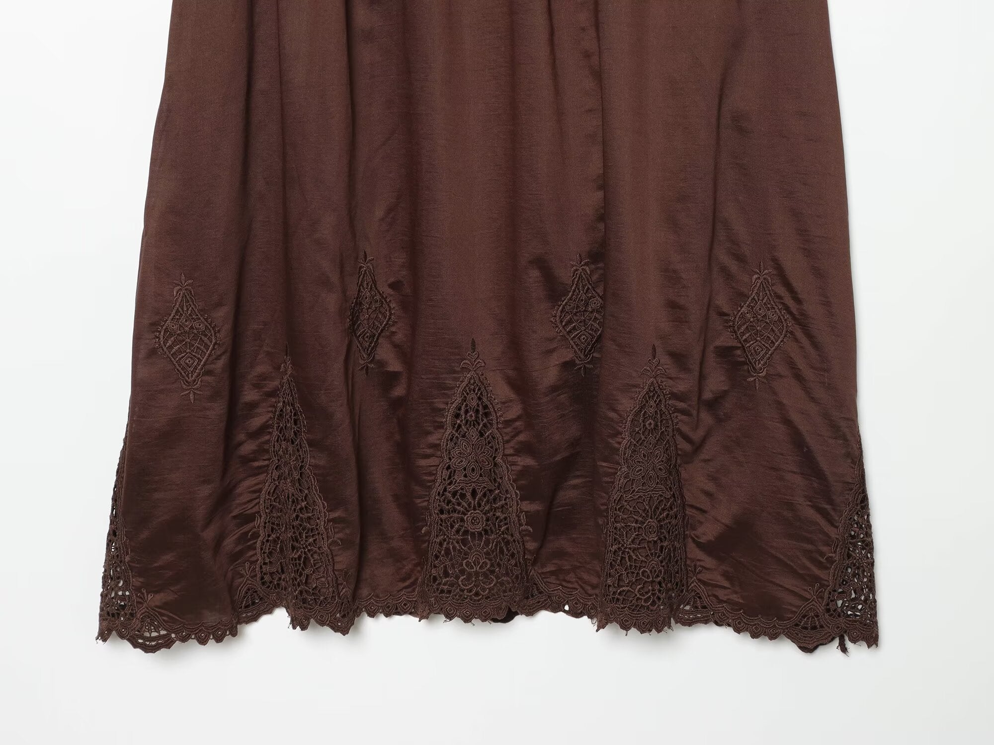 suit Women's 2 pieces casual embroidered fluffy MIDI skirt+ top