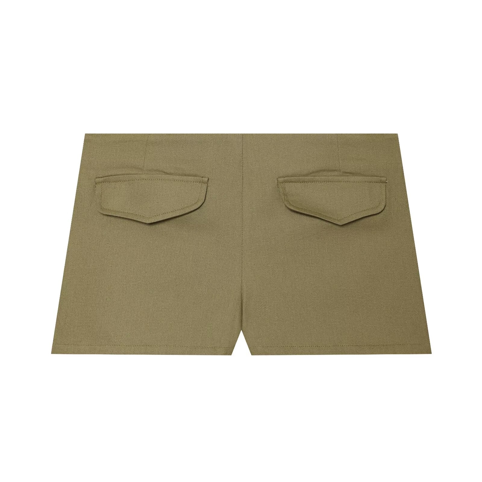 suit Women's 2 pieces button decoration short cotton vest+shorts