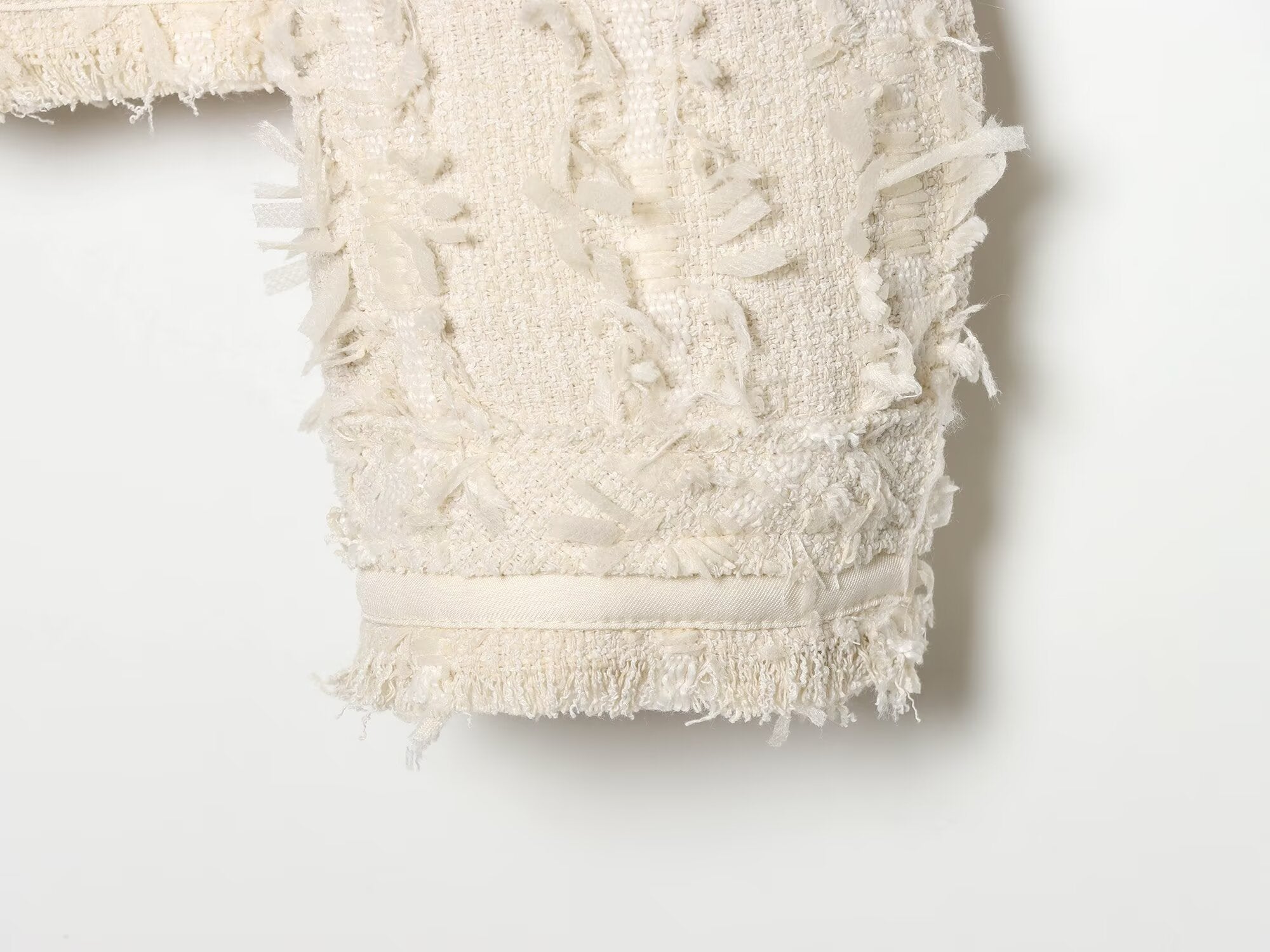 Women's casual high neck jacquard Coat