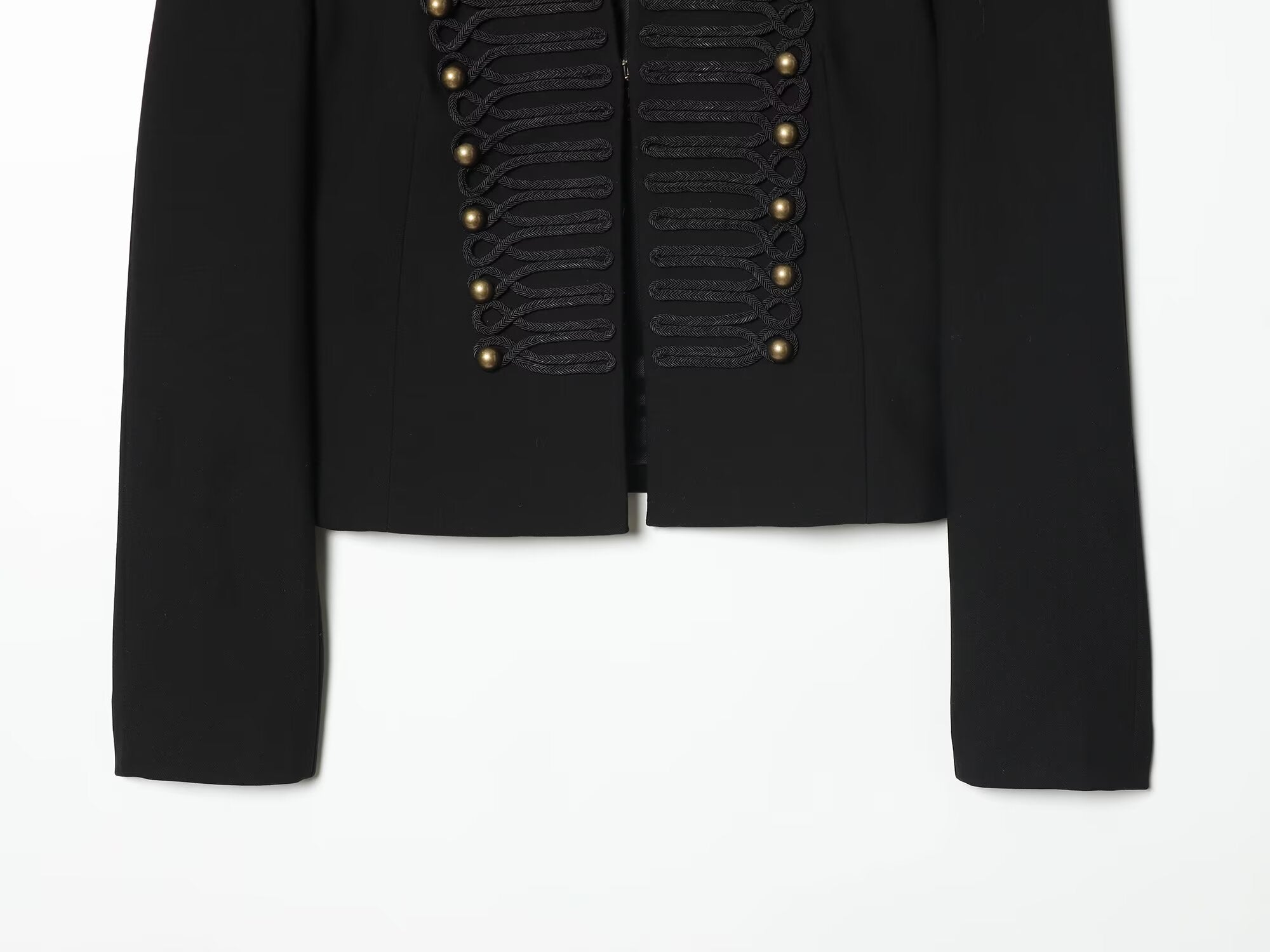 Women's with shoulder pads slim Blazer Coat
