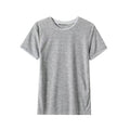 Women's New Fashion Basic Style Double Color Edge O Neck Short sleeved T-shirt